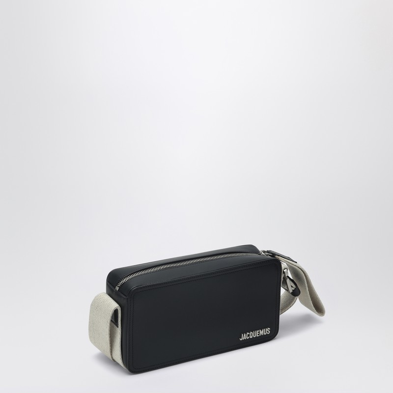 Jacquemus Shoulder Bag The Horizontal Black Rope In Black