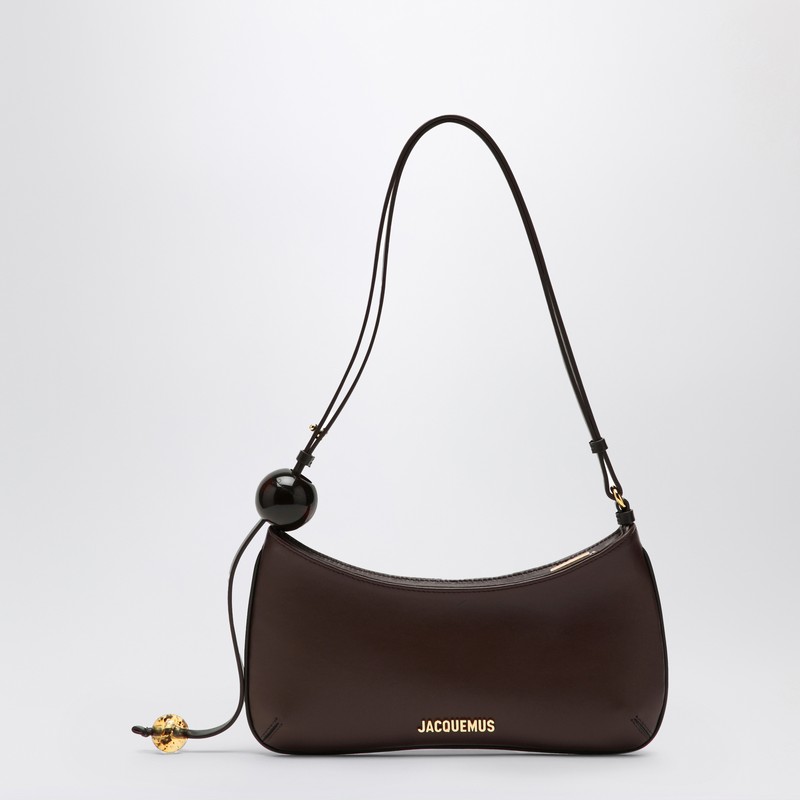 Jacquemus Le Bisou Brown Leather Bag In Brown