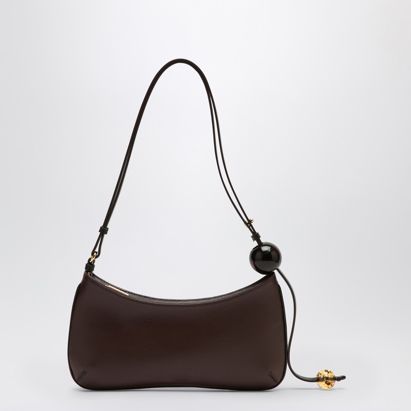 Jacquemus Le Bisou Brown Leather Bag In Brown