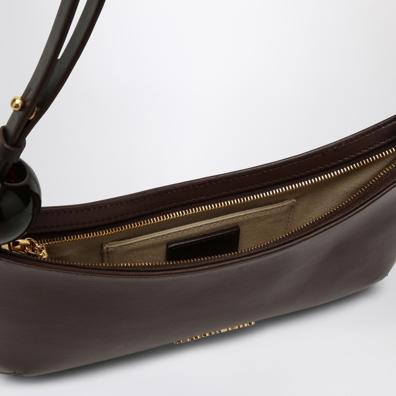 Jacquemus Le Bisou Brown Leather Bag In Brown