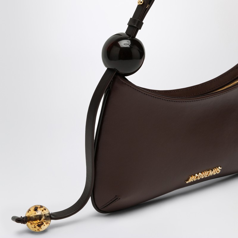 Jacquemus Le Bisou Brown Leather Bag In Brown