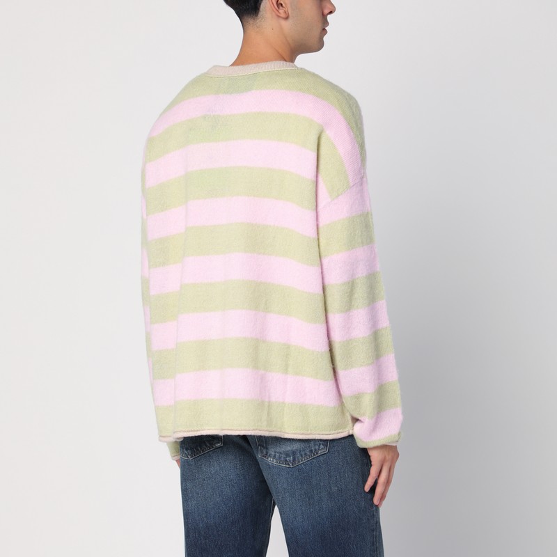 New Amsterdam Surf Association V-neck Striped Sweater In Multicolor