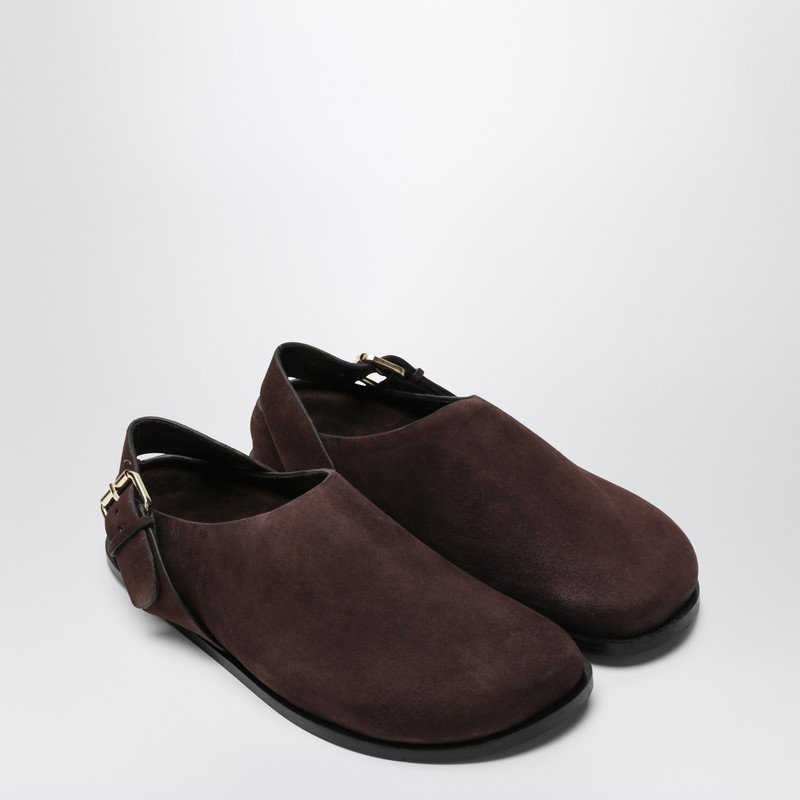 A.emery The Louis Clog Marroni In Suede In Brown