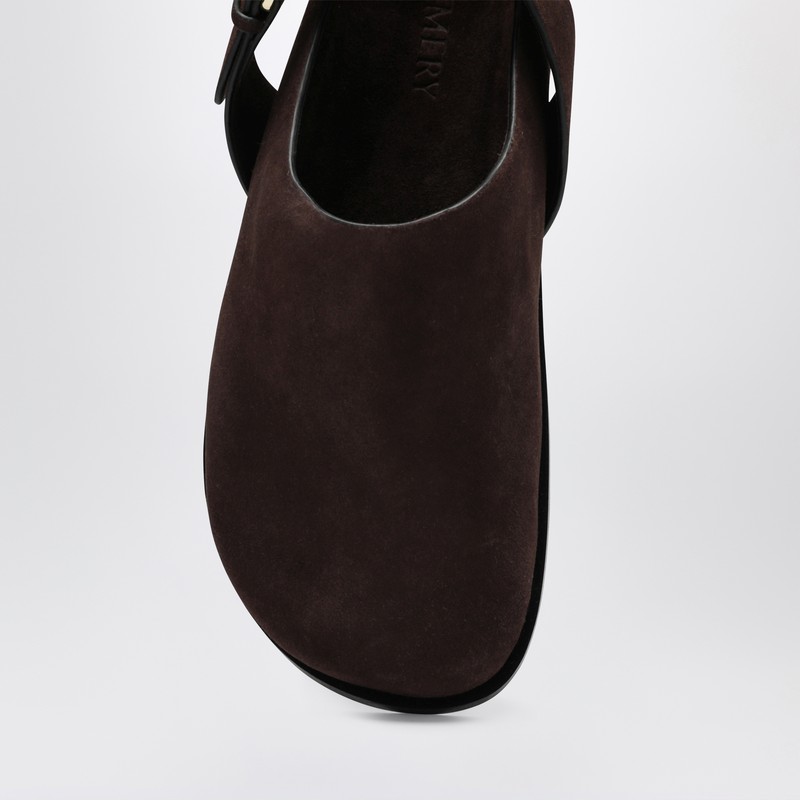 A.emery The Louis Clog Marroni In Suede In Brown
