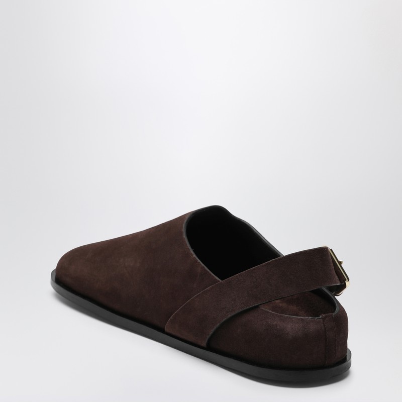 A.emery The Louis Clog Marroni In Suede In Brown