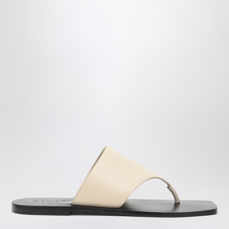 The Paton Sandals ivory in leather