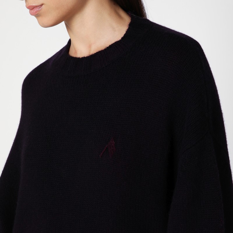 Attico Oversized Pink Degrade Jumper In Pink