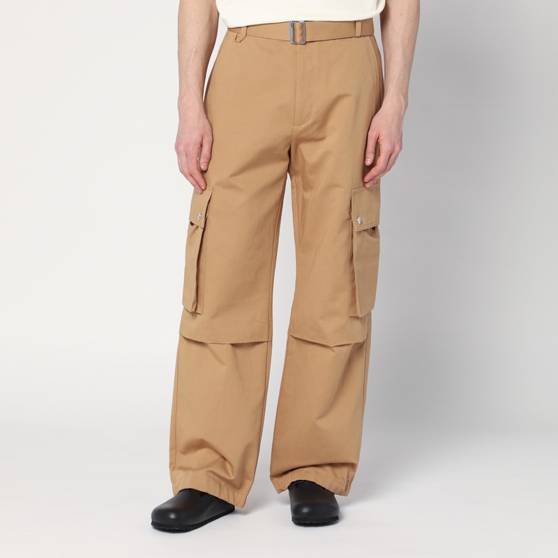 Camel-coloured cargo trousers - JACQUEMUS - Modalova