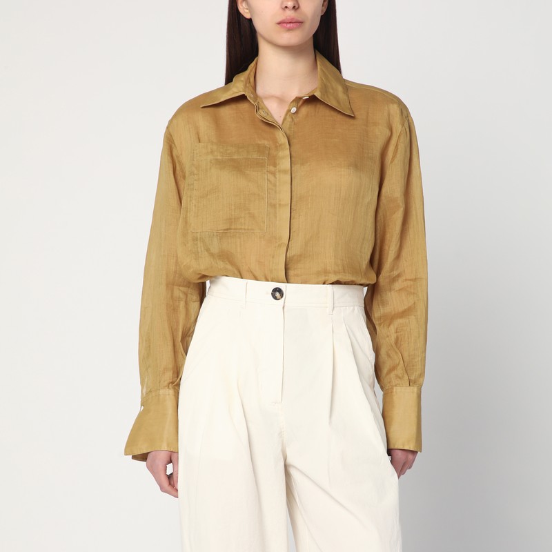 Loose Sigga shirt in ramie - MKDT Studio - Modalova
