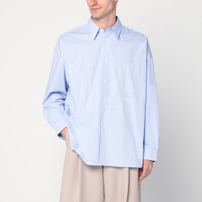White/light blue checkered shirt - New Amsterdam Surf Association - Modalova