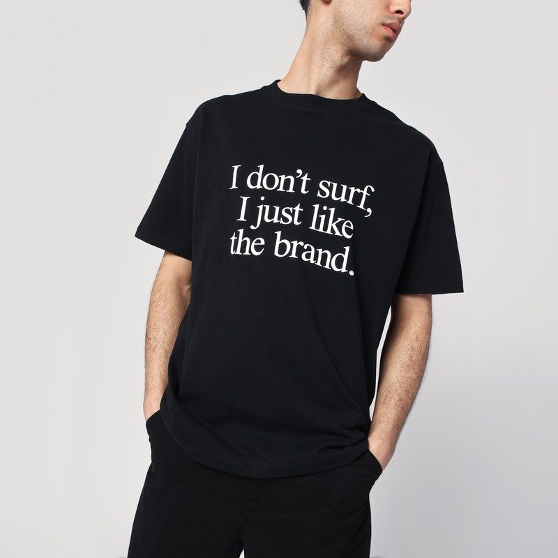 Black T-shirt with print - New Amsterdam Surf Association - Modalova