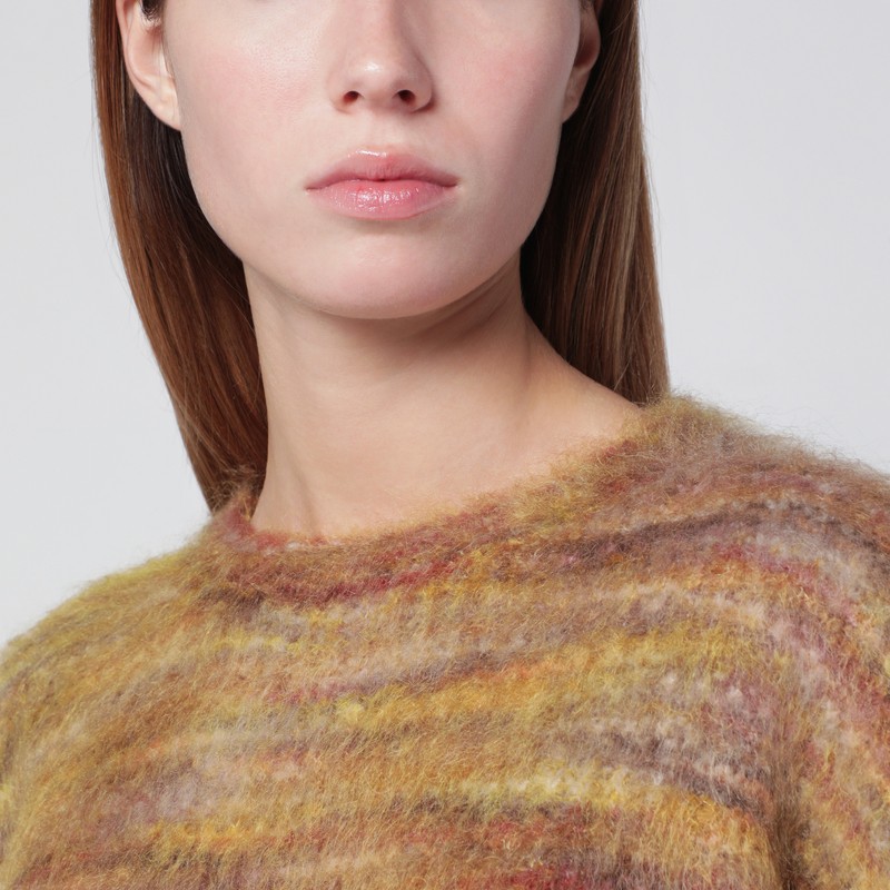 Roberto Collina Multicolour Printed-yarn Sweater In Multi