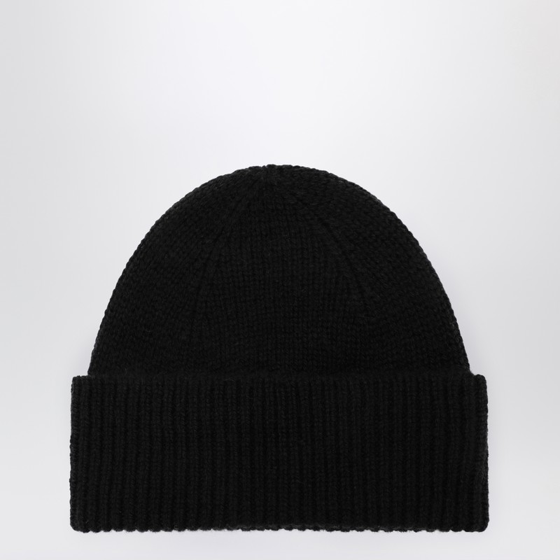 Cashmere Beanie in Black
