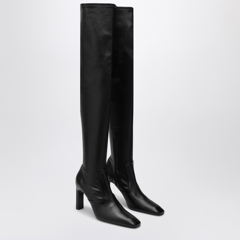 Totême Black Over-the-knee Boots In Black