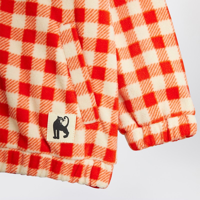Mini Rodini Checked Zip Jacket In Multi