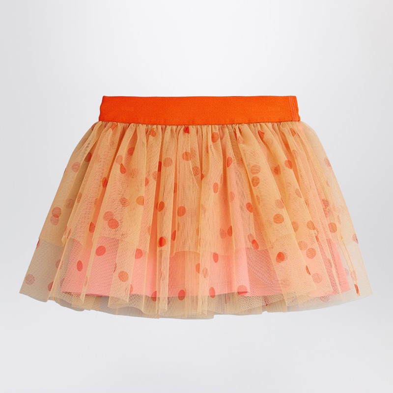 Dotted tulle skirt