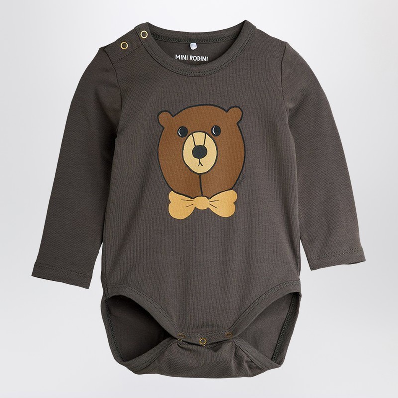Bear long sleeve bodysuit