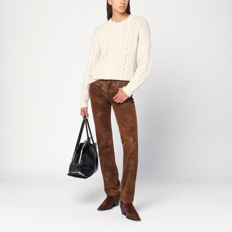 Isabel Marant Étoile Sweatshirt Isabel Marant Etoile Woman Color Beige In White