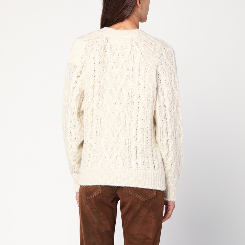 Isabel Marant Étoile Sweatshirt Isabel Marant Etoile Woman Color Beige In White