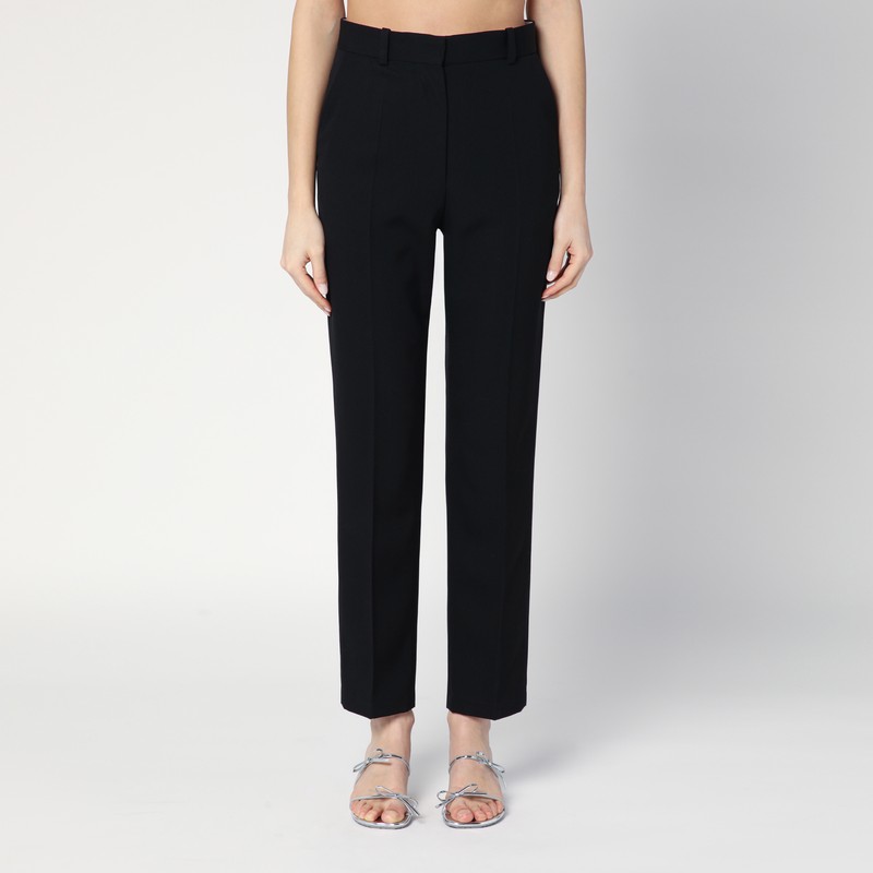 Black trousers in cotton blend - JACQUEMUS - Modalova