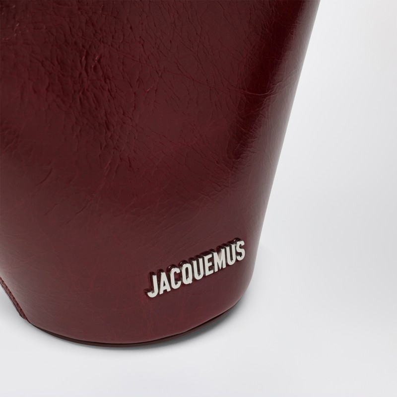 Jacquemus Burgundy The Small Bambola Bag In Burgundy