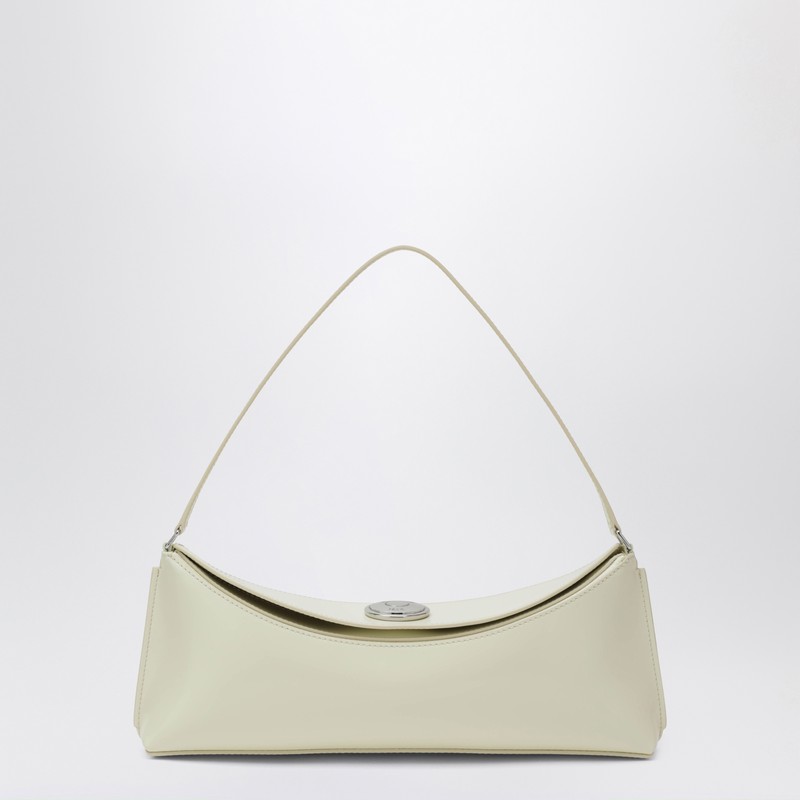 Light yellow oval pouch
