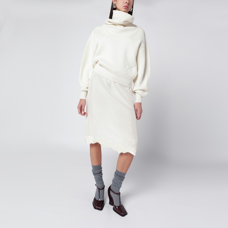 Jacquemus Jersey "ball" In White