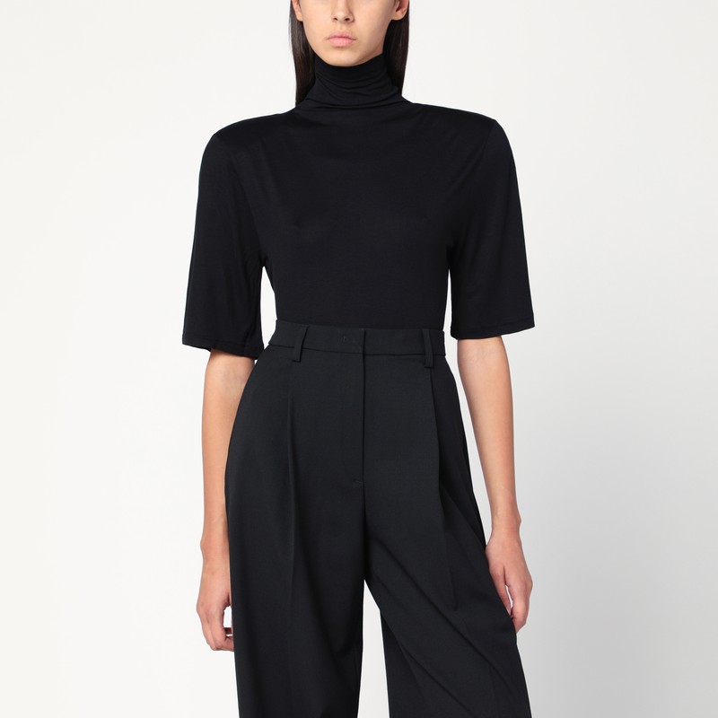Black spaghetti strap T-shirt