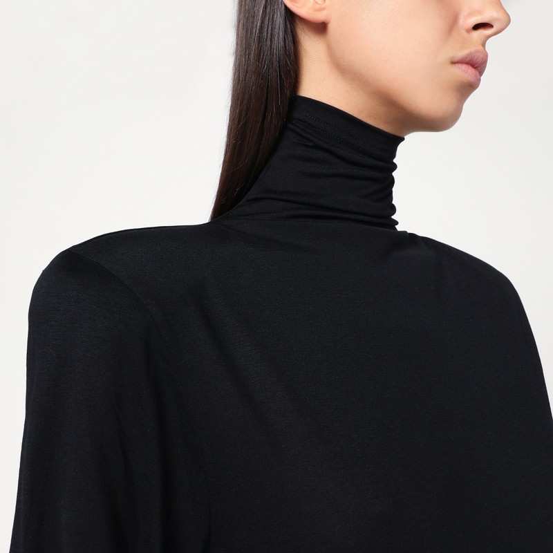 Jacquemus Black Spaghetti Strap T-shirt In Black