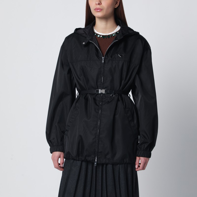 Black Re-Nylon blouson