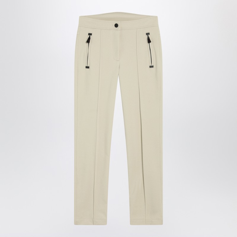 Ivory slim trousers in GORE-TEX