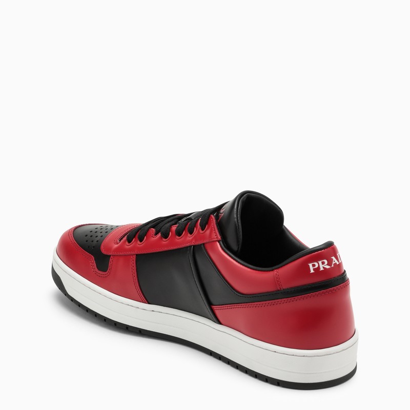 PRADA 12aw rubber sole shoes red× black americas-cup-black-red-patent-