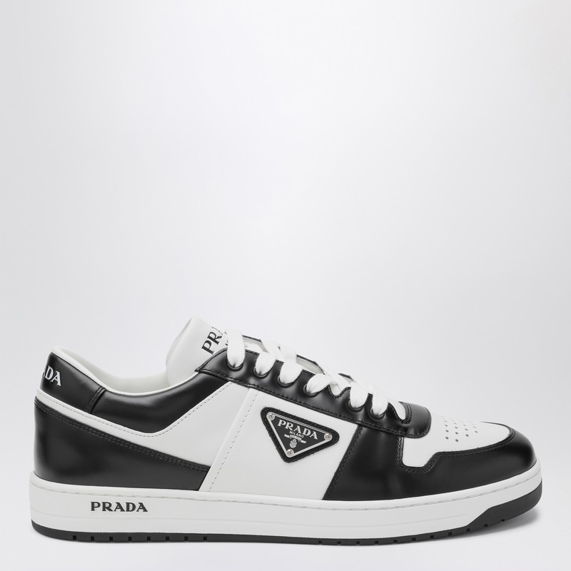 White/Black leather sneaker Downtown