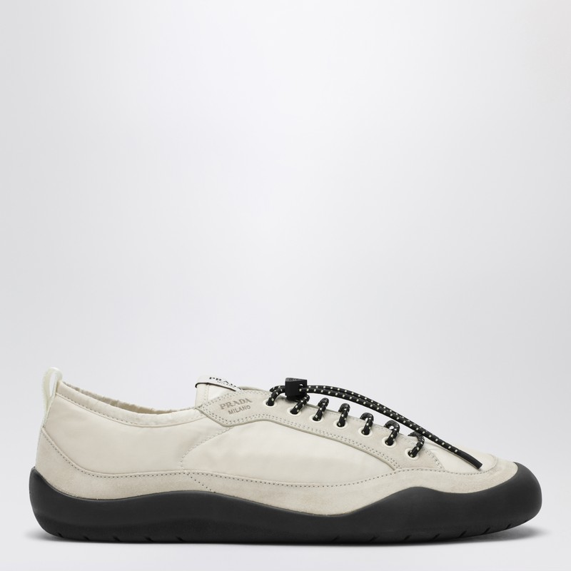 Speedrock sneakers in ivory Re-Nylon and suede