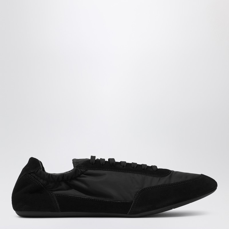 Collapse Re-Nylon and Suede Sneaker
