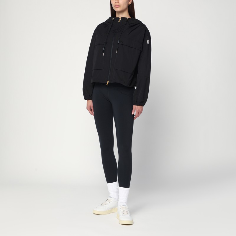 Moncler Snap Button Pockets Hooded Parka With Elasticated Cuffs