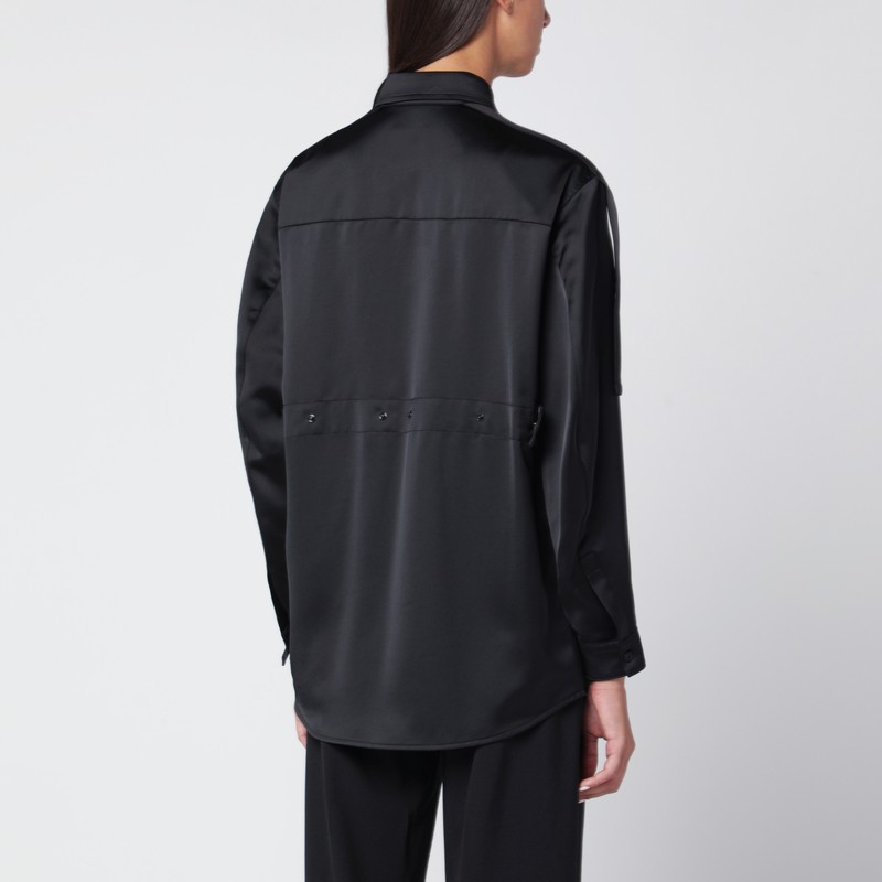 Moncler X Edward Enninful Black Long-sleeve Shirt In Black