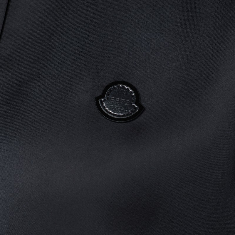 Moncler X Edward Enninful Black Long-sleeve Shirt In Black