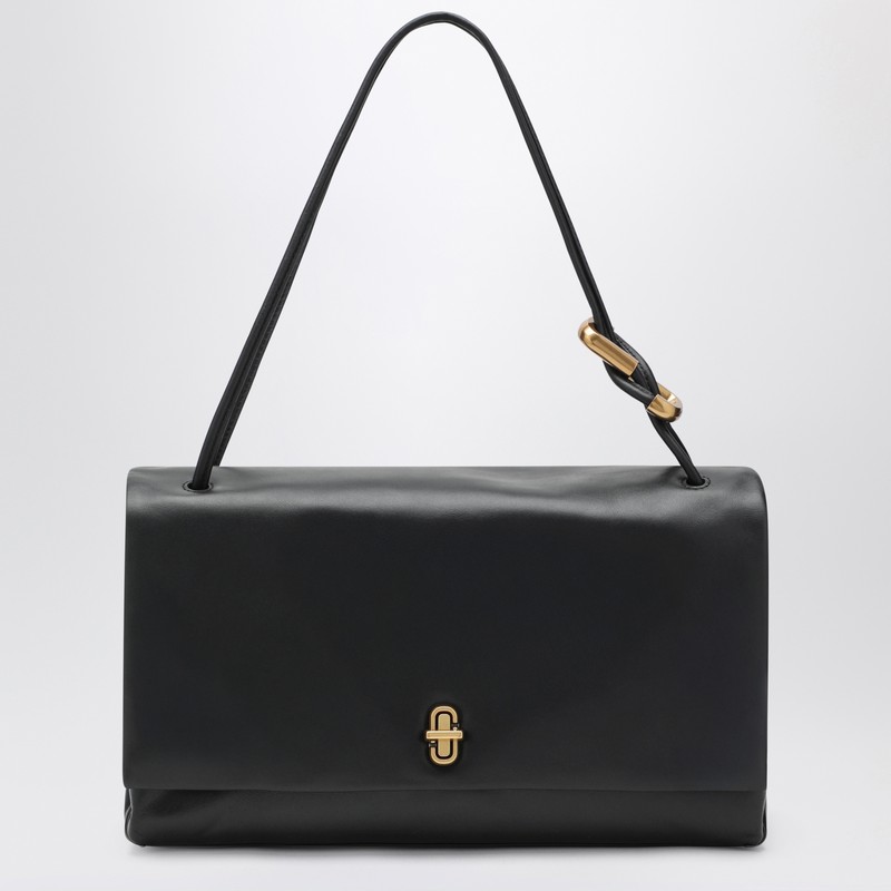 Marc Jacobs The Large Dual Bag In Black Leather