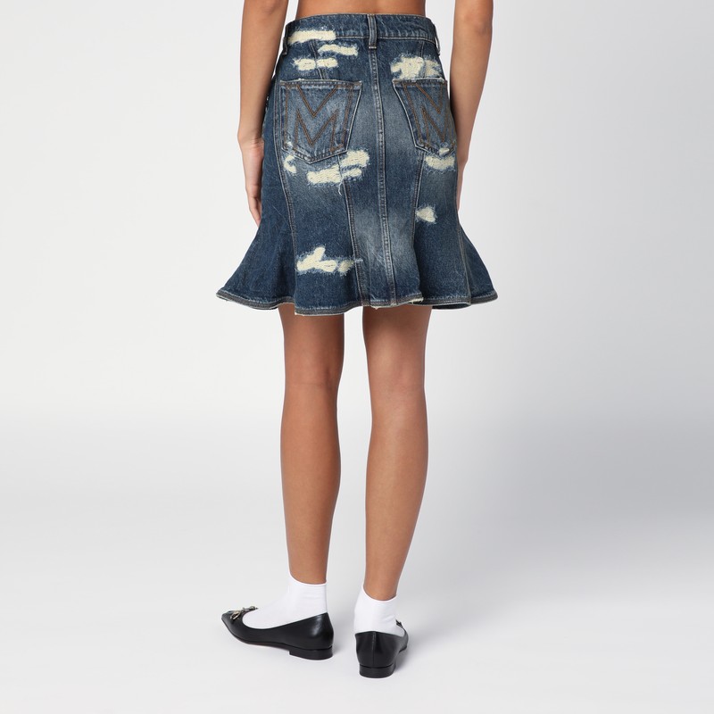 スカート MARC JACOBS 'The Rip And Repair Straight Jean' skirt Blue Marc Jacobs The Rip And Repair Straight Jean Skirts Blue