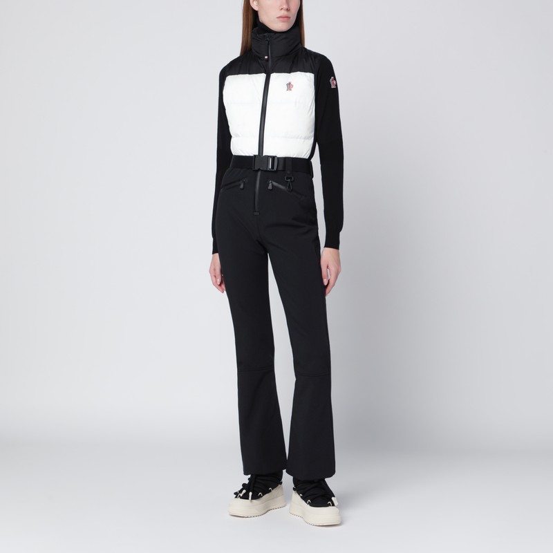 Moncler Black/white Down-padded Ski Suit