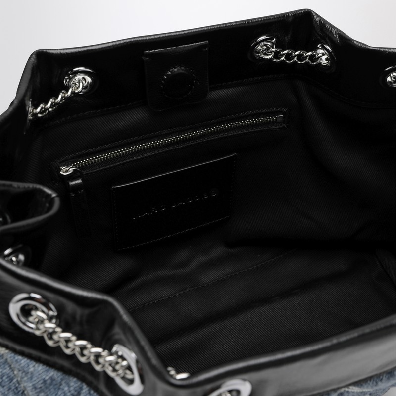 Marc Jacobs Quilted Denim Shoulder Bag In Blue