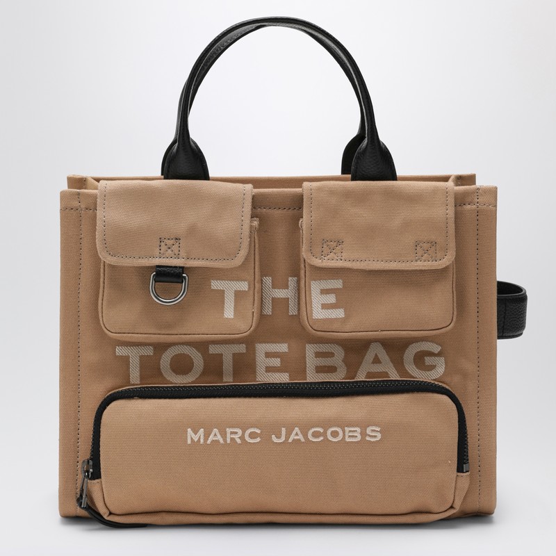 Medium Cargo tote bag beige in canvas - Marc Jacobs - Modalova