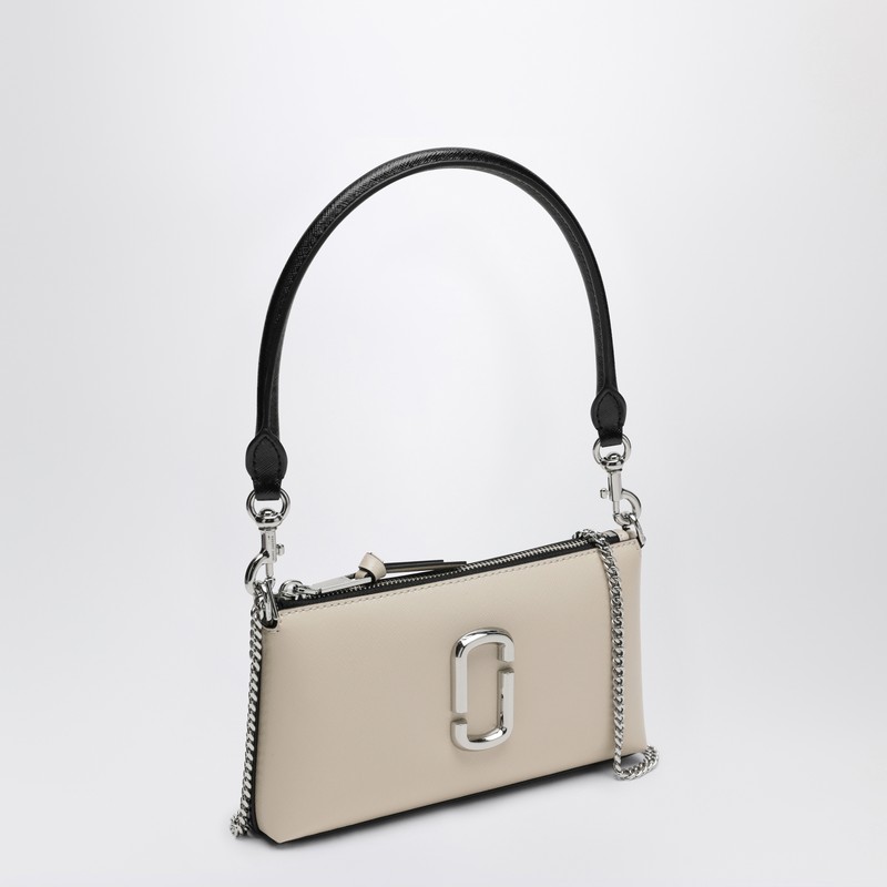 Marc Jacobs Borsa The Snapshot Dtm Convertible Ivory/black In White