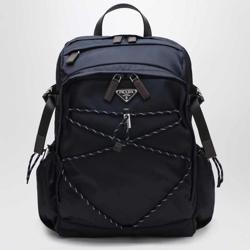 Blue Re-Nylon and leather Speedrock backpack