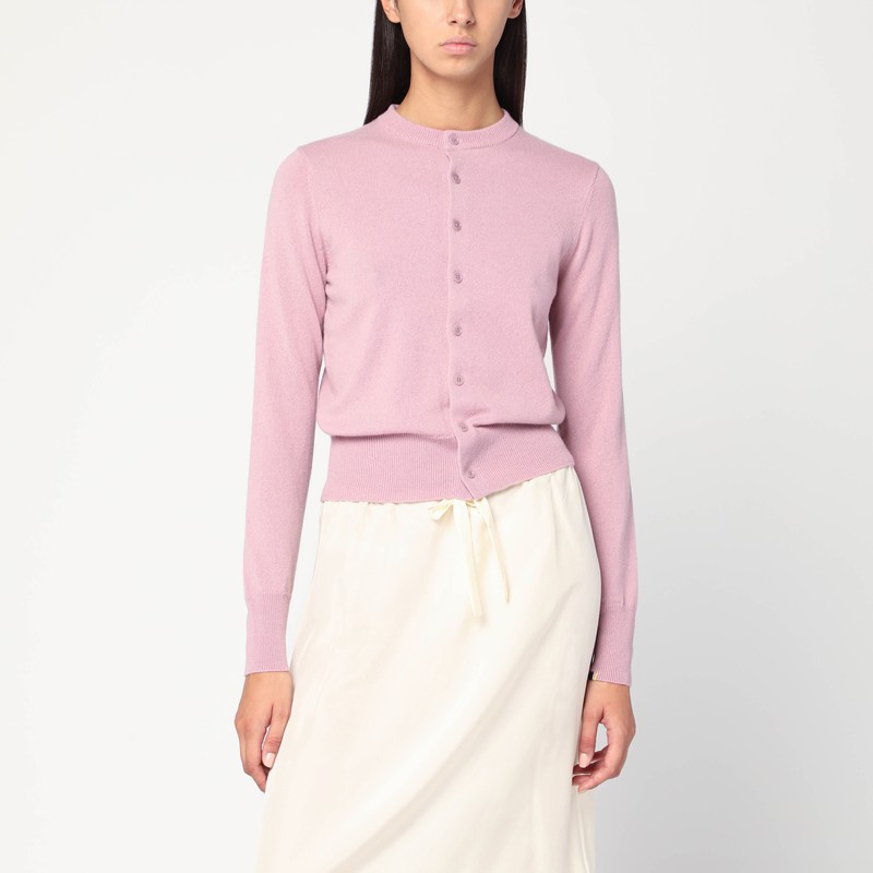 Pink cashmere cardigan