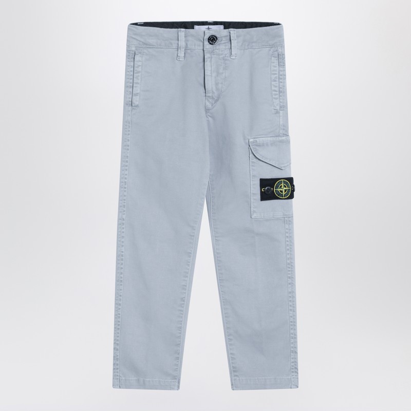 Dust-coloured cotton trousers