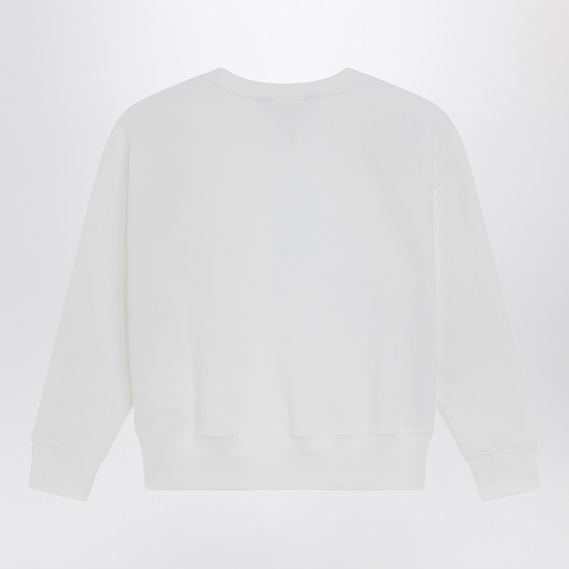 Polo Ralph Lauren Polo Bear Cotton-blend Fleece Sweatshirt In White