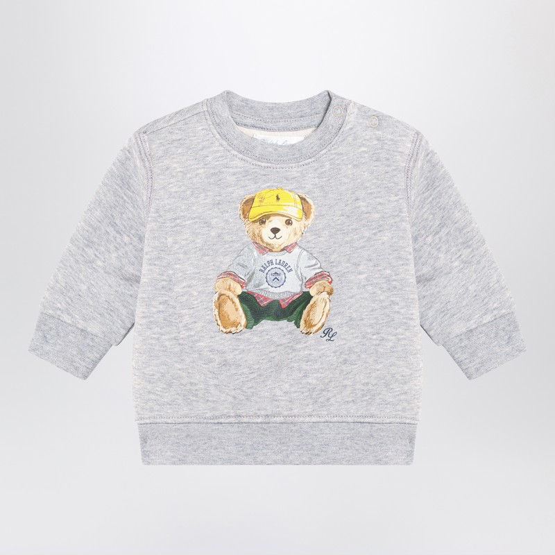 Grey cotton Polo Bear sweatshirt