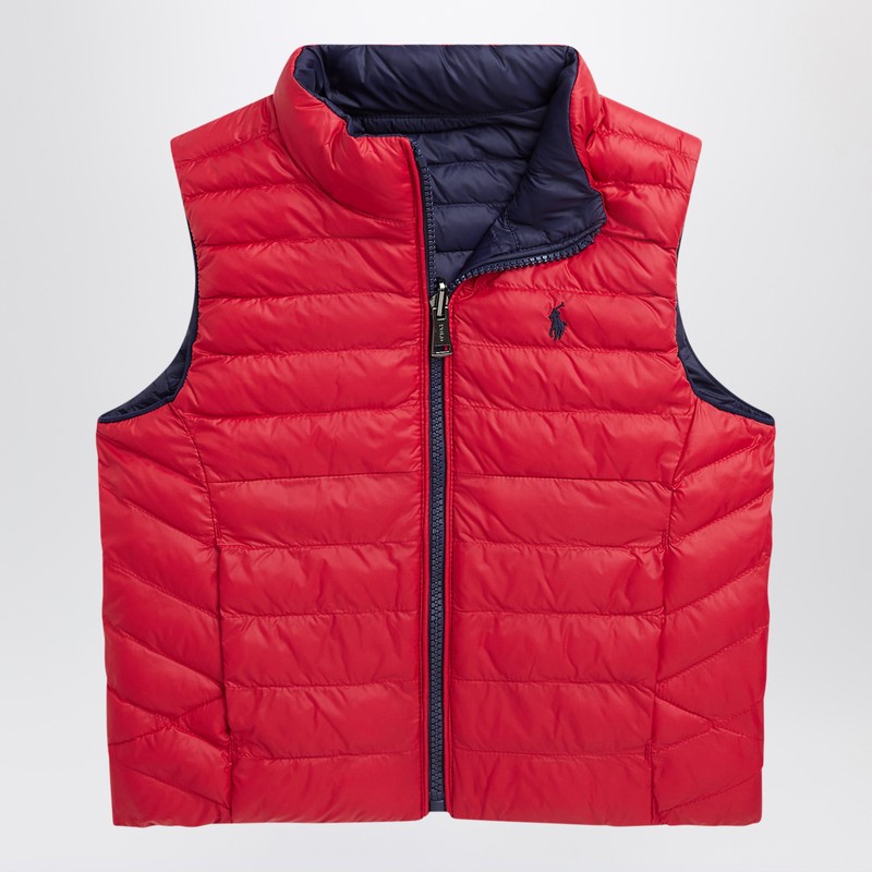 Polo Ralph Lauren Reversible Padded Gilet In Blue